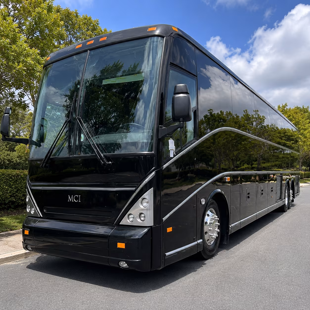 newark bus rental service area